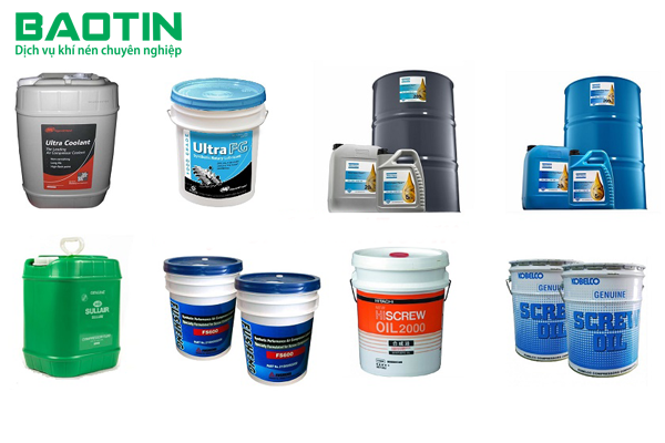 Các loại dầu máy nén khí trục vít