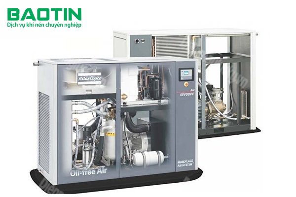 Máy nén khí trục vít Atlas Copco (Thụy Điển) dòng sản phẩm cao cấp
