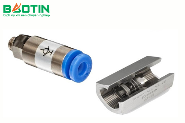 Cấu tạo bên trong van một chiều máy nén khí
