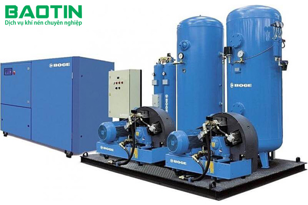 Máy nén khí công nghiệp được ứng dụng trong nhiều lĩnh vực